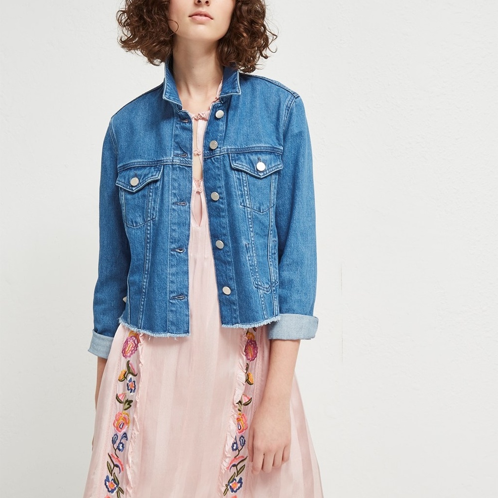 French Connection Soft Authentic Lace Side Jacket - image 6